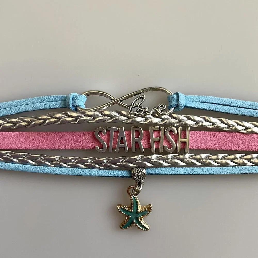 LOVE STARFISH INFINITY BRACELET